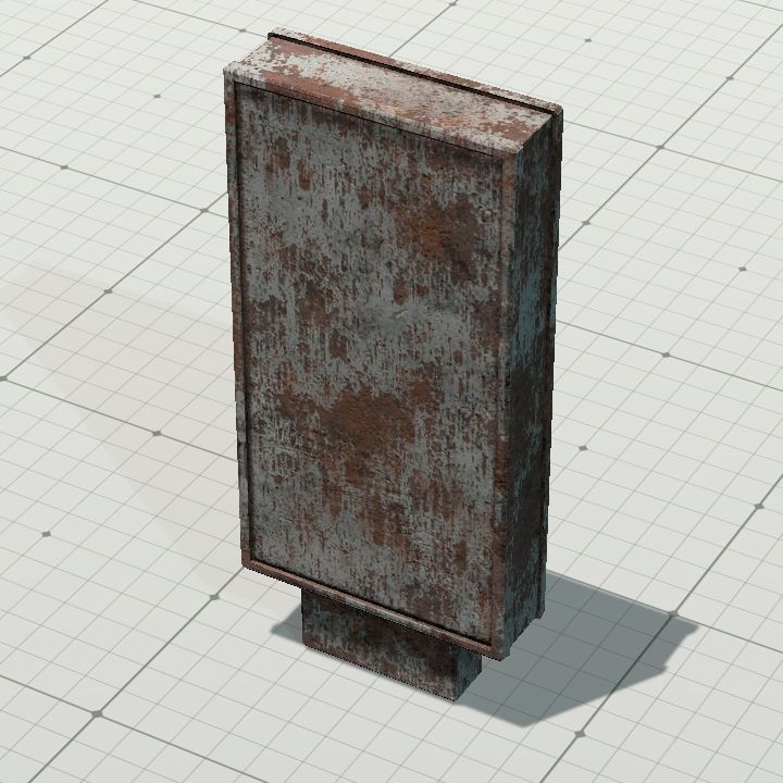 small advert stand