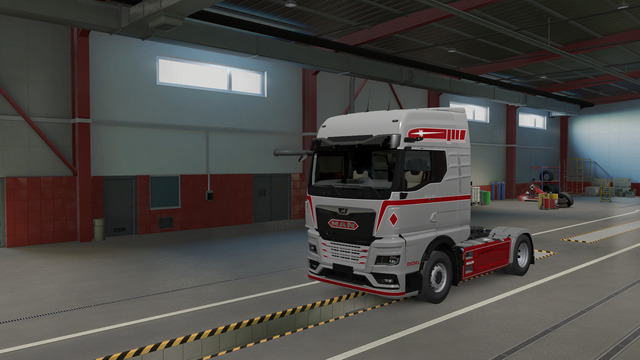 MAN TGX TG3 Grey and Red