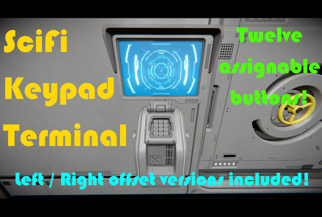 SciFi Keypad Terminal