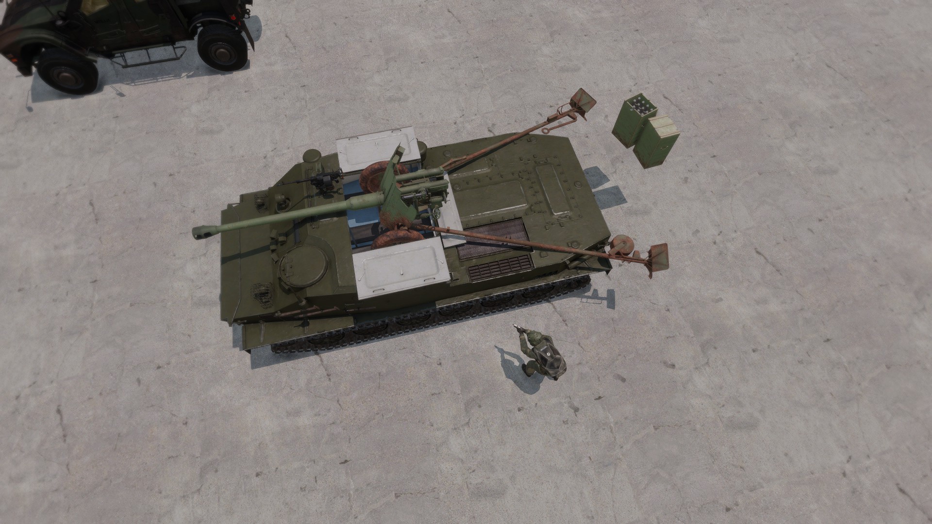 BTR-50PK D44 Improvised TD