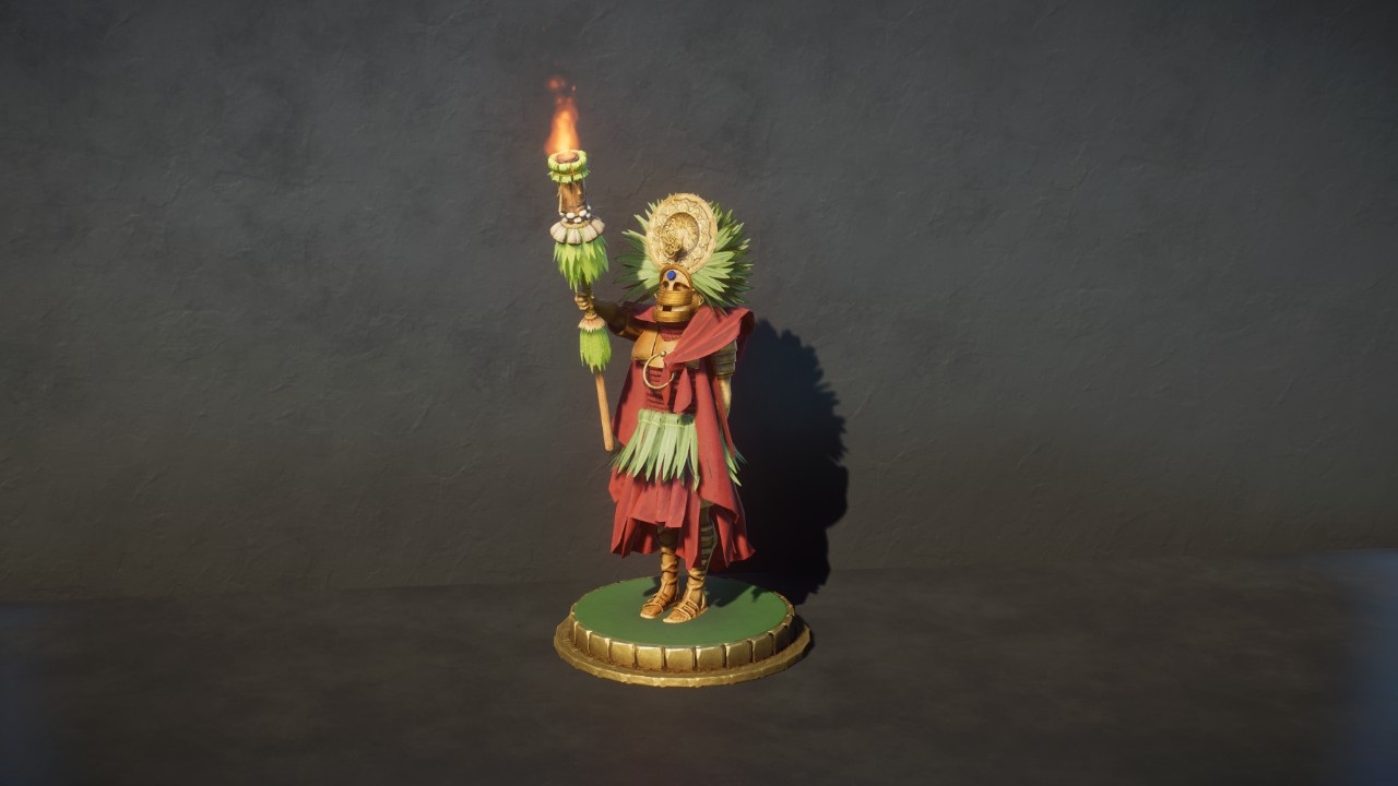 Akhenaten's Aztec guardian preview