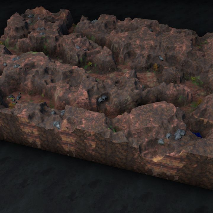 Random Battlemap - Stony canyon