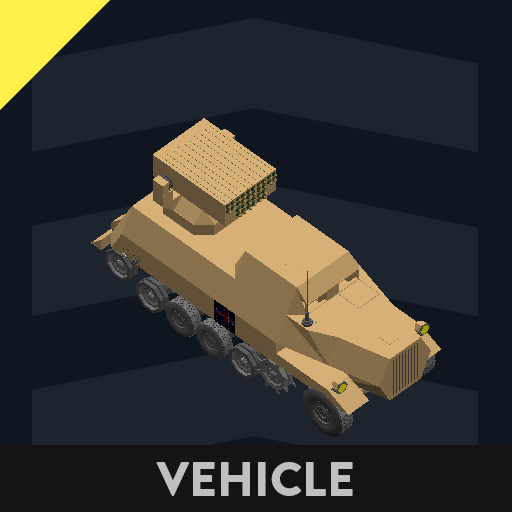大蛮族重工製　自走ロケットトラック　RZT_01　self-propelled rocket truck
