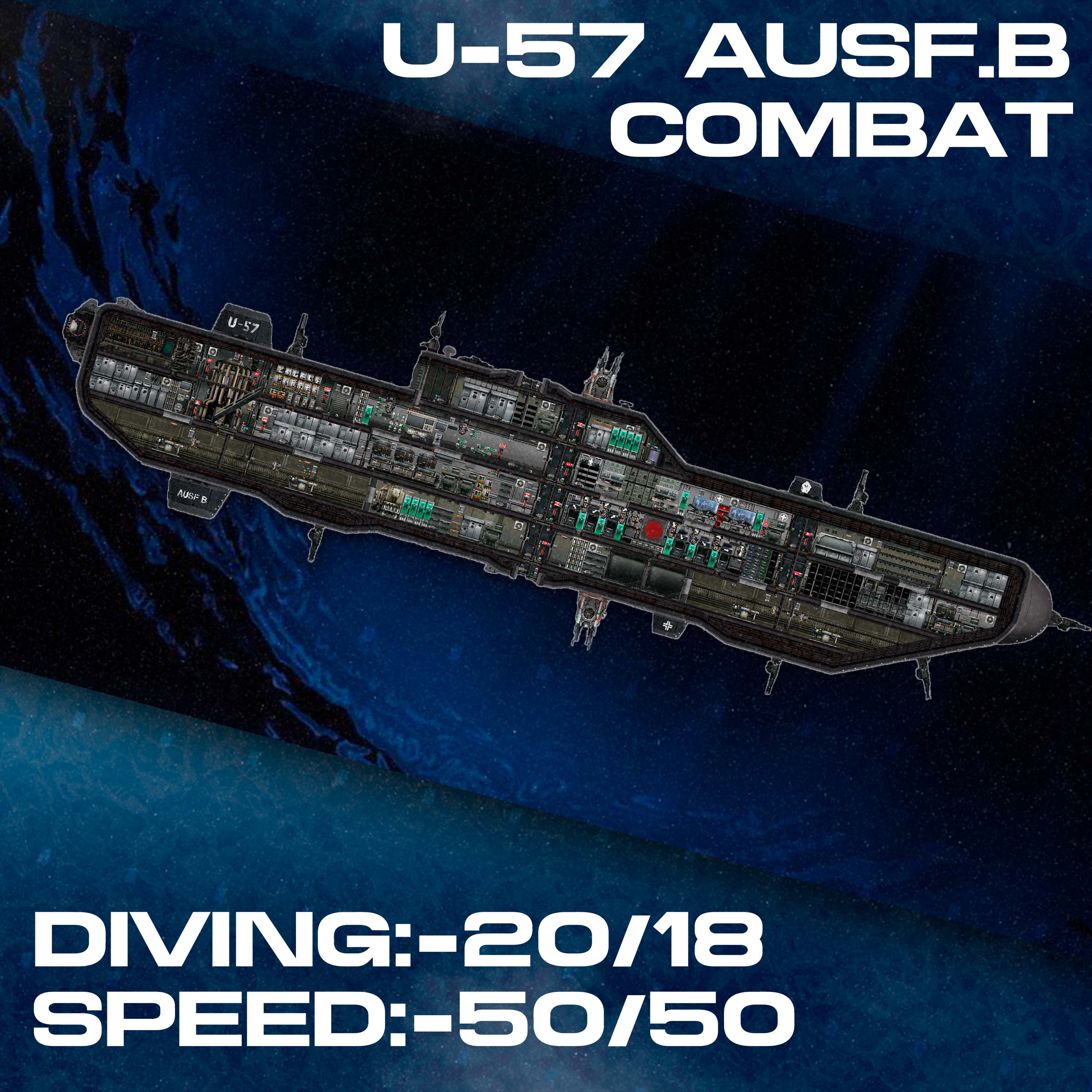 U-57 Aufs.B – Barotrauma Mod