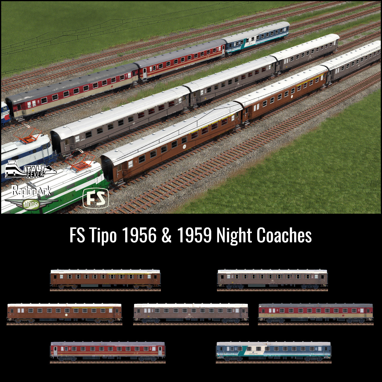 FS Tipo 1956 & 1959 sleeper coaches