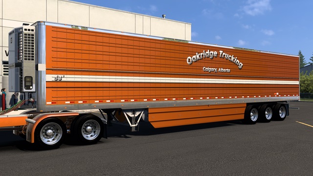 Oakridge Trucking Trailer Skin Pack for the SCS Box Trailers