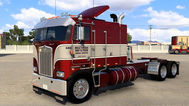 Hell Creek Hay and Feed skin for the OF K100E. All cabs