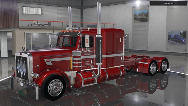 Oakridge Trucking Skin for Pinga's Peterbilt 3xx. All Cabs