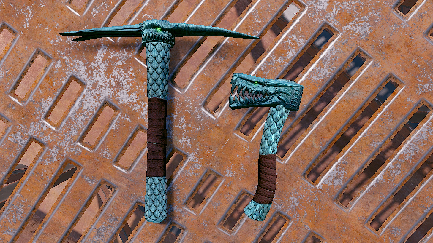 Jade Beast Pickaxe