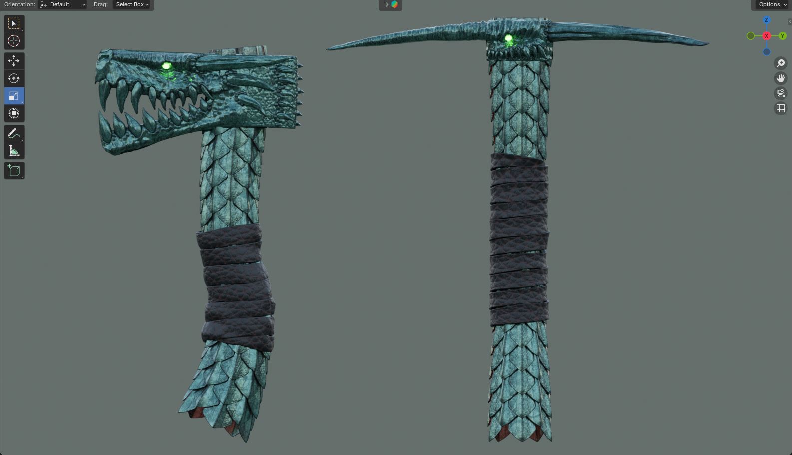 Jade Beast Pickaxe