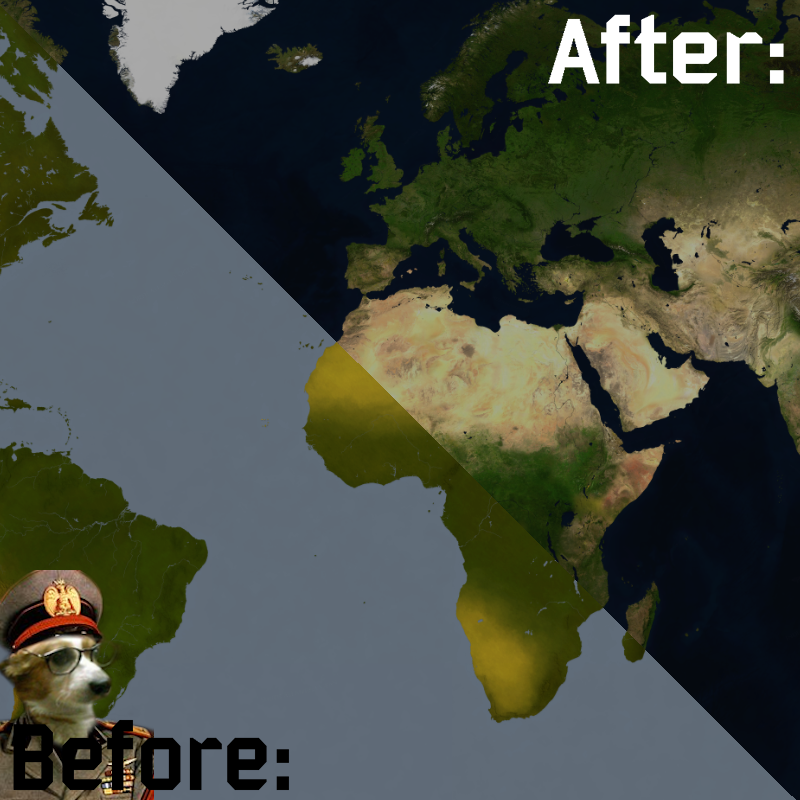 New background for the map