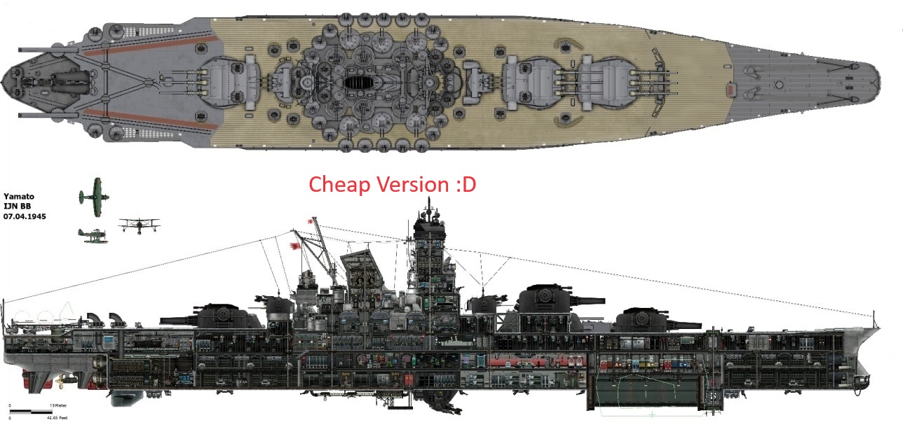 Yamato Battleship IJN Cheap v. – Barotrauma Mod