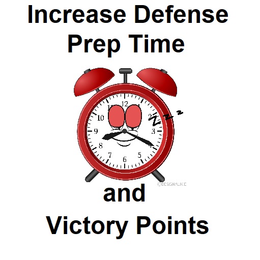 Increase Dynamic Campaign Defense Prep Time and Increase Victory Point Total (1500 Victory Points)