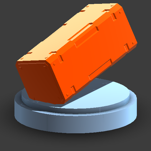 plastic neon orange