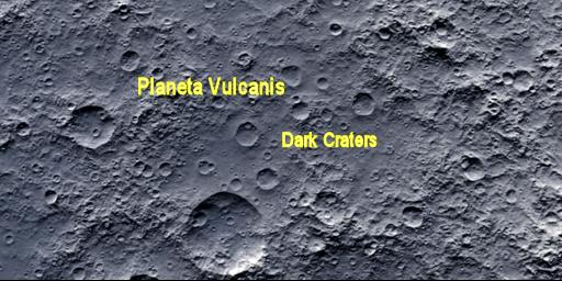Dark Craters