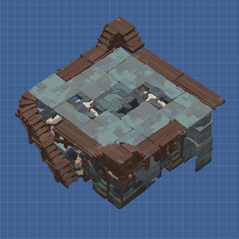 Stone Cheap Stackable House
