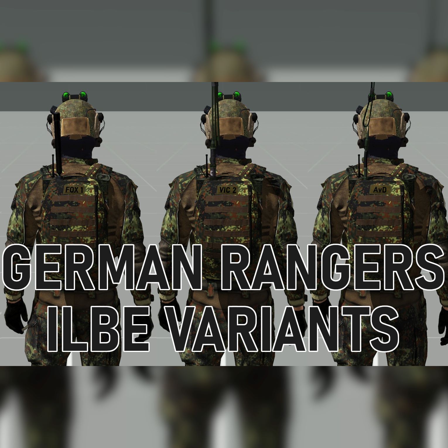German Rangers ILBE Variants