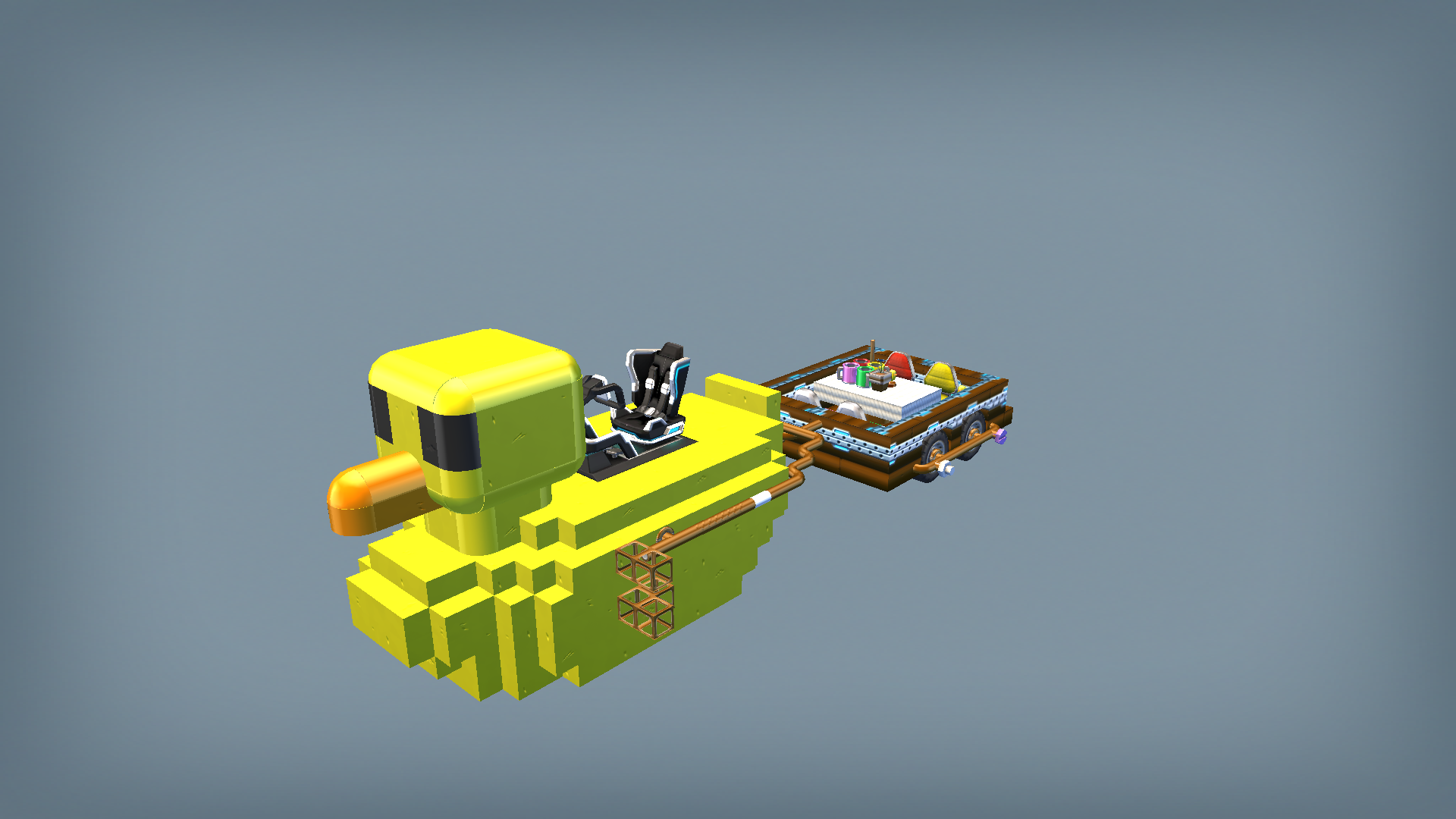 Duck-drawn carriage (Утиная повозка)