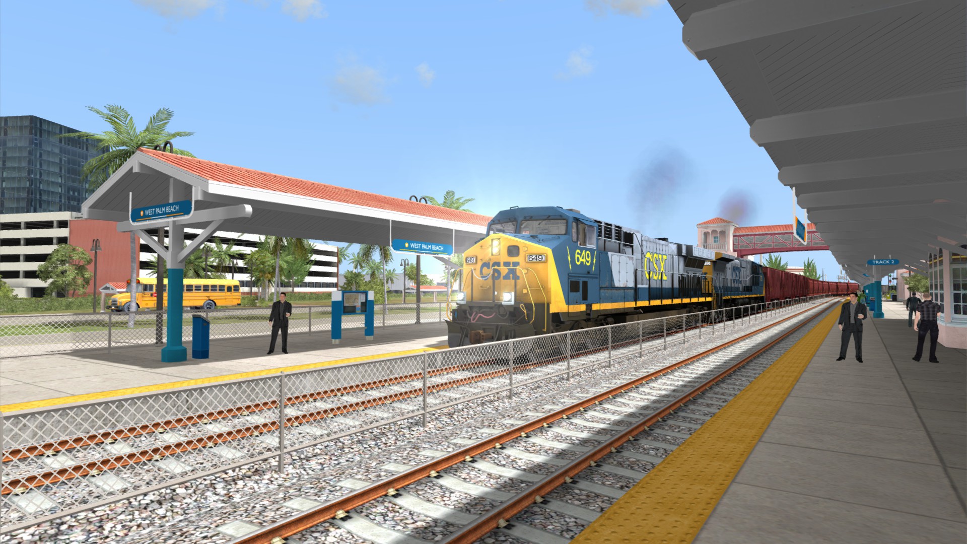 Mangonia Park Free Roam with CSX GE AC6000CWs