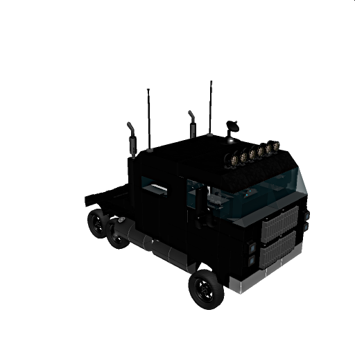 sleeper cab over semi truckMOTERHEAD#2024