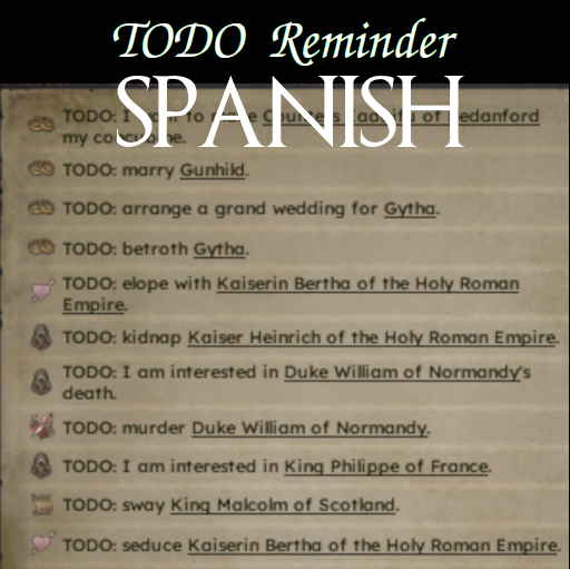 TODO Reminder Español (OUTDATED)