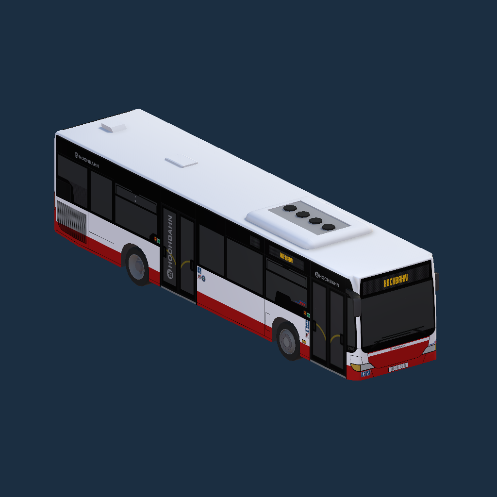 MB Citaro FL (2D) - Hamburger Hochbahn HHA (26er bis 11er, rot)