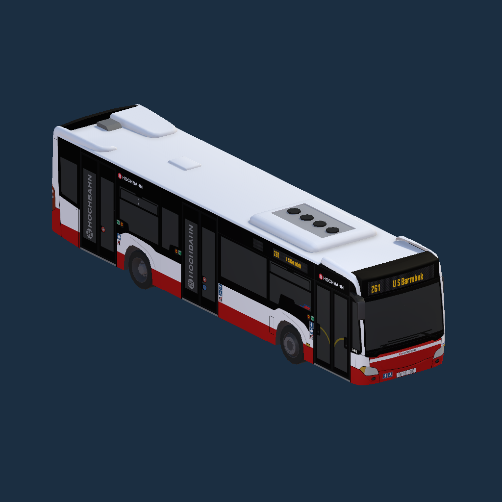 MB Citaro 2 Euro VI (3D) - Hamburger Hochbahn HHA (14er)