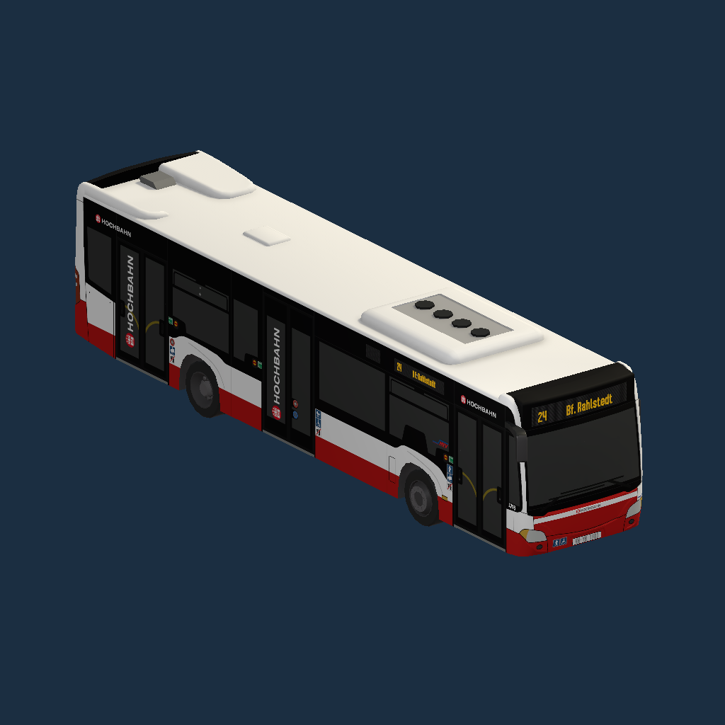 MB Citaro 2 Euro VI (3D) - Hamburger Hochbahn HHA (15er bis 19er)