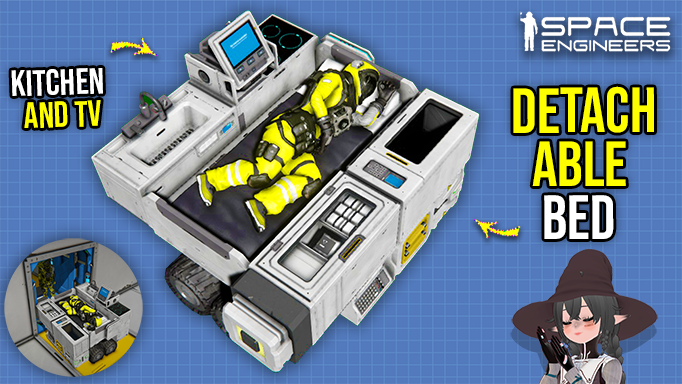Mobile Detachable Hospital Bed With Kitchen and TV