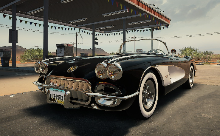 Chevrolet Corvette C1 black interior
