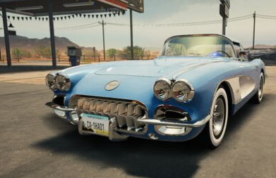 Chevrolet Corvette C1 Fuelie Hardtop blue interior