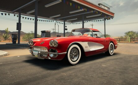 Chevrolet Corvette C1 Hardtop red interior