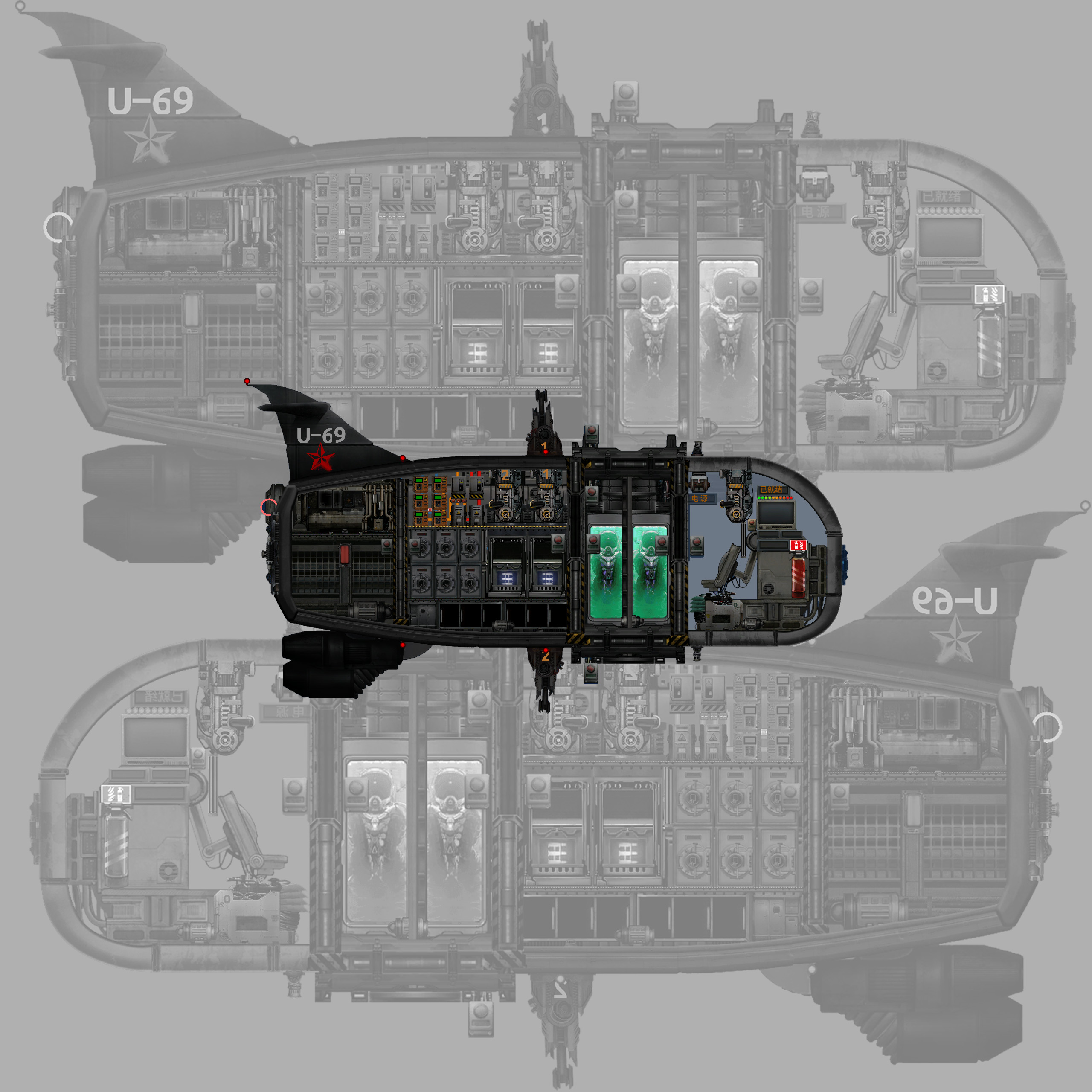 台风—穿梭艇★ – Barotrauma Mod