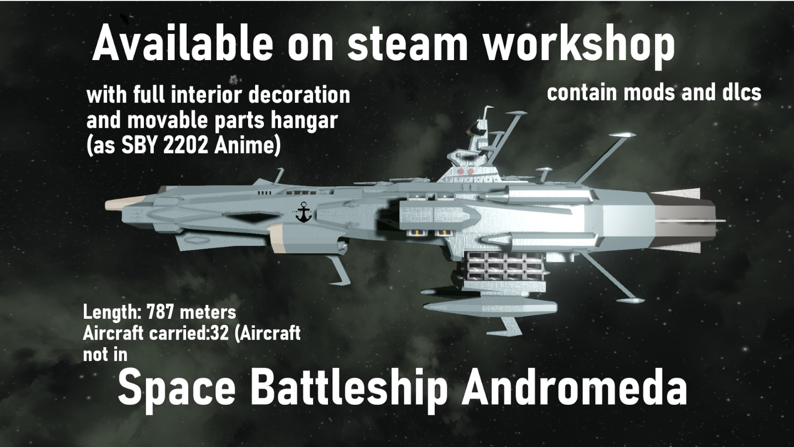 [Blueprint] Andromeda (Space Battleship Yamato) preview