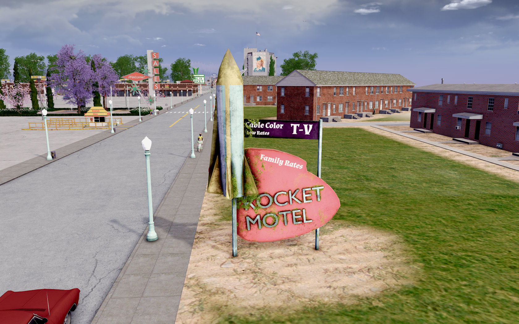 Rocket Motel sign