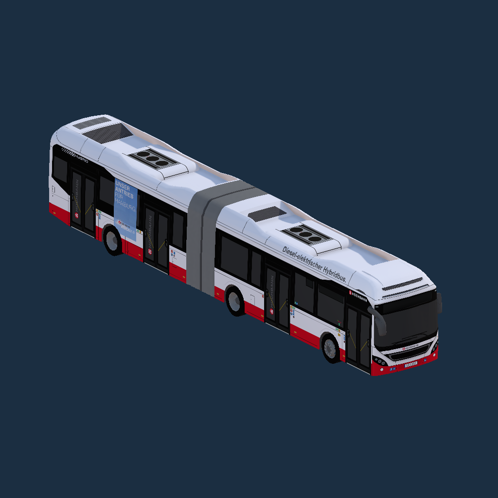 Volvo 7900A Hybrid - Hamburger Hochbahn AG