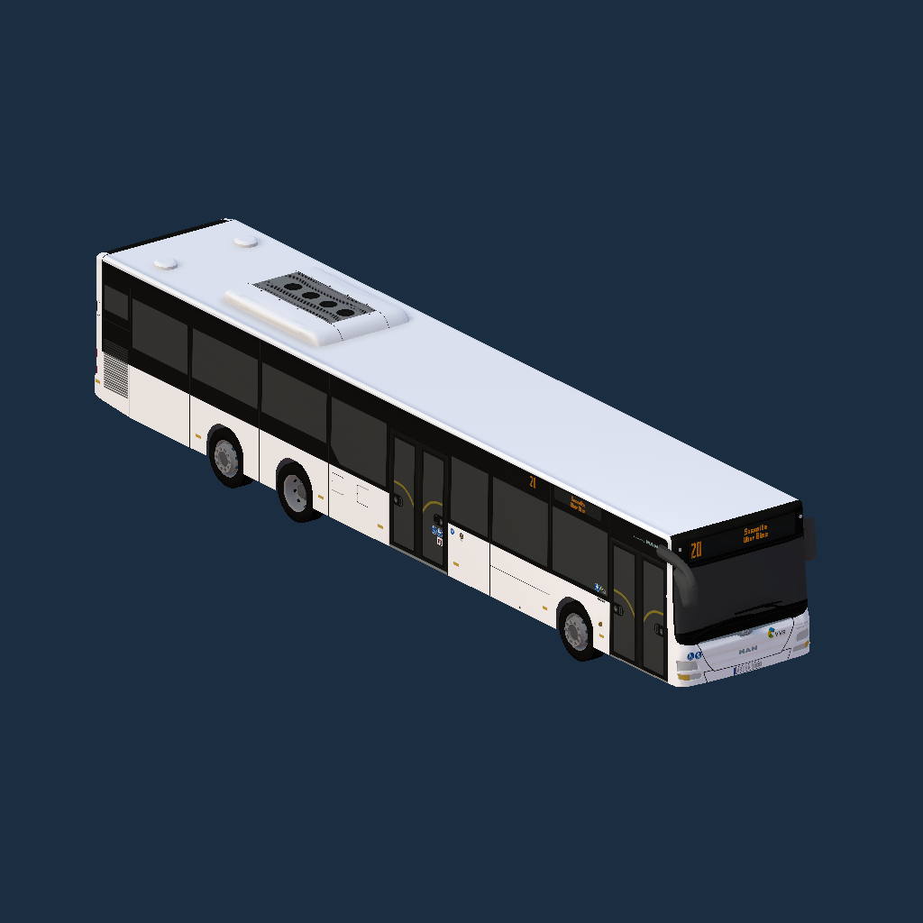 VVR - MAN Lion City L - Standard Weiss