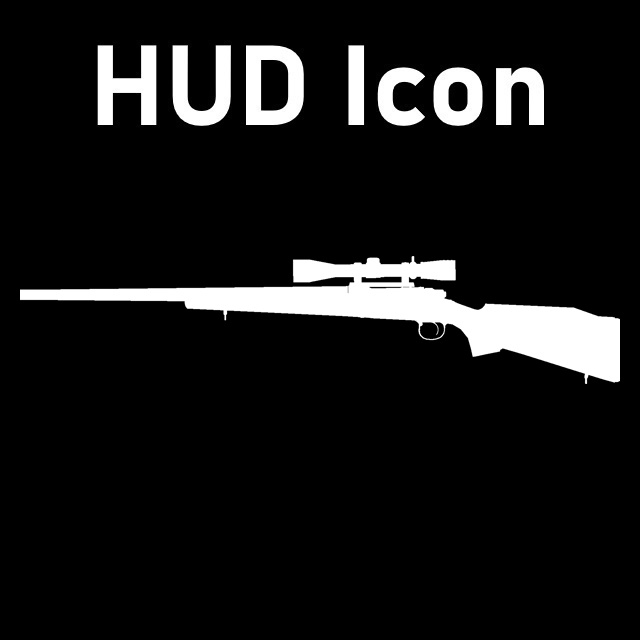 M40-A1 Sniper Rifle HUD Icon (Scout)
