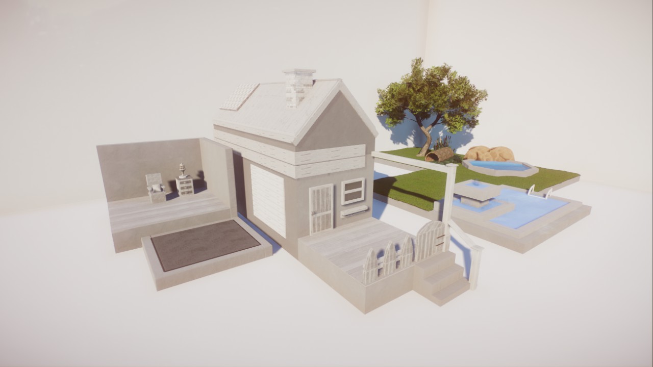The Sims Build/Buy House By Adamup