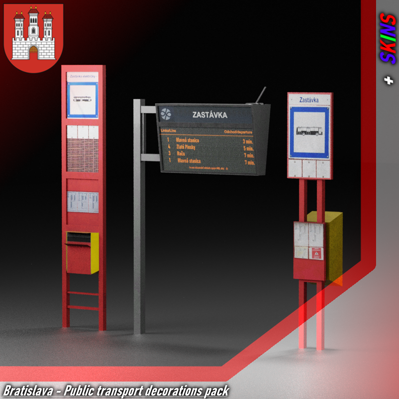 Public transport decorations DPB skins