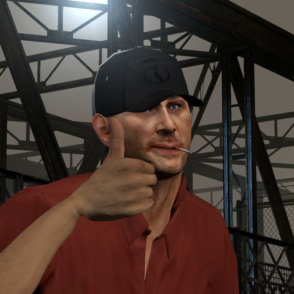 Yakuza Hunter with rolled sleeves