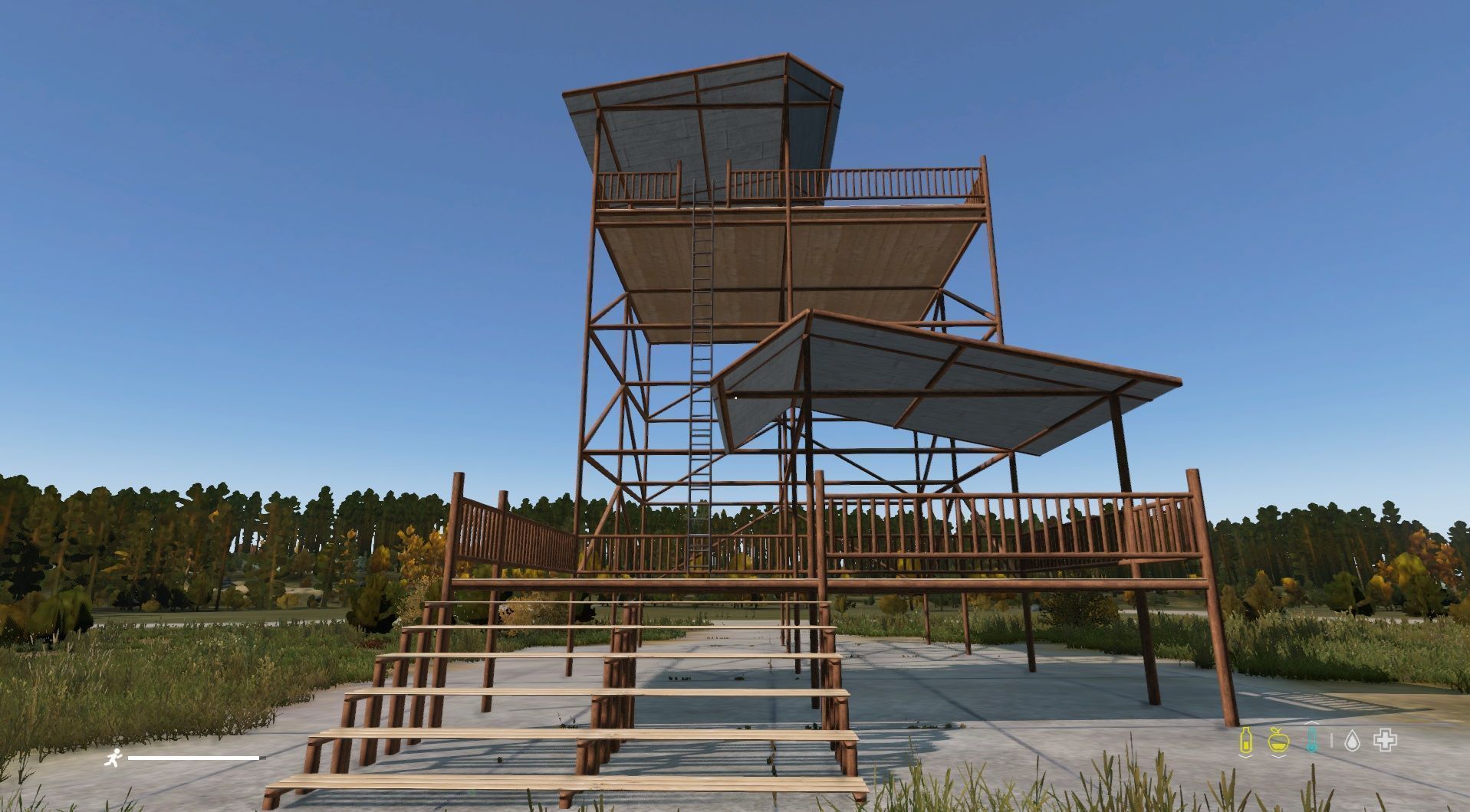 Wooden Viewing Stand