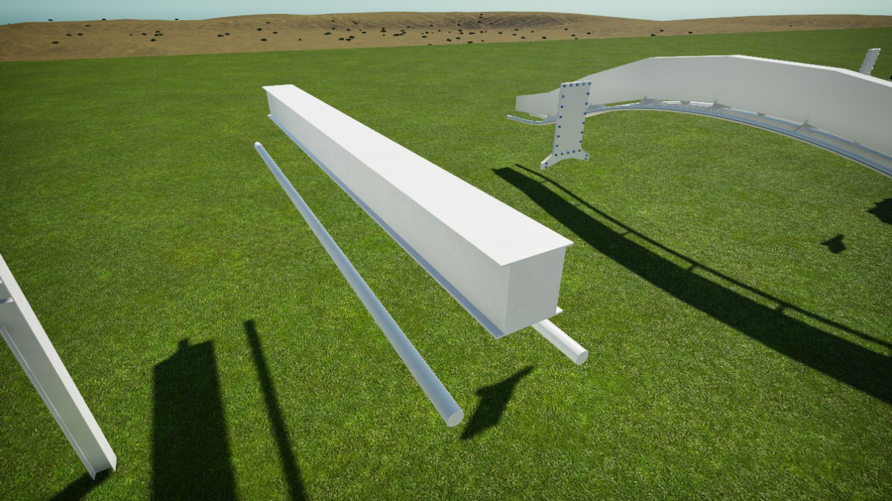 B&M Invert I-beam Track 8m