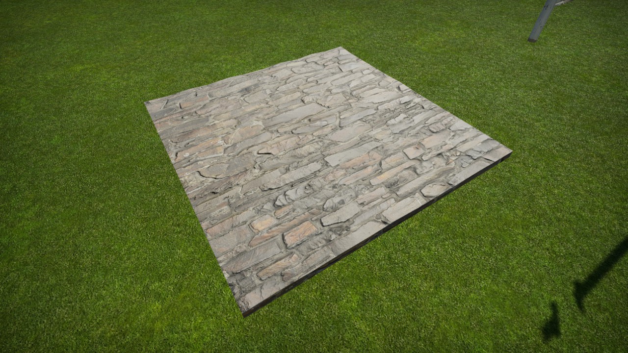 Castle Stone Wall 2m