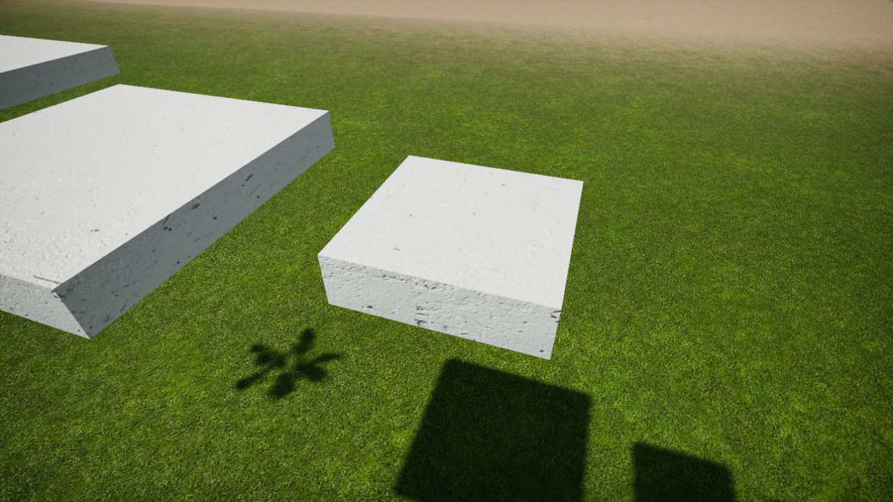 Rough Concrete Wall 0.5m