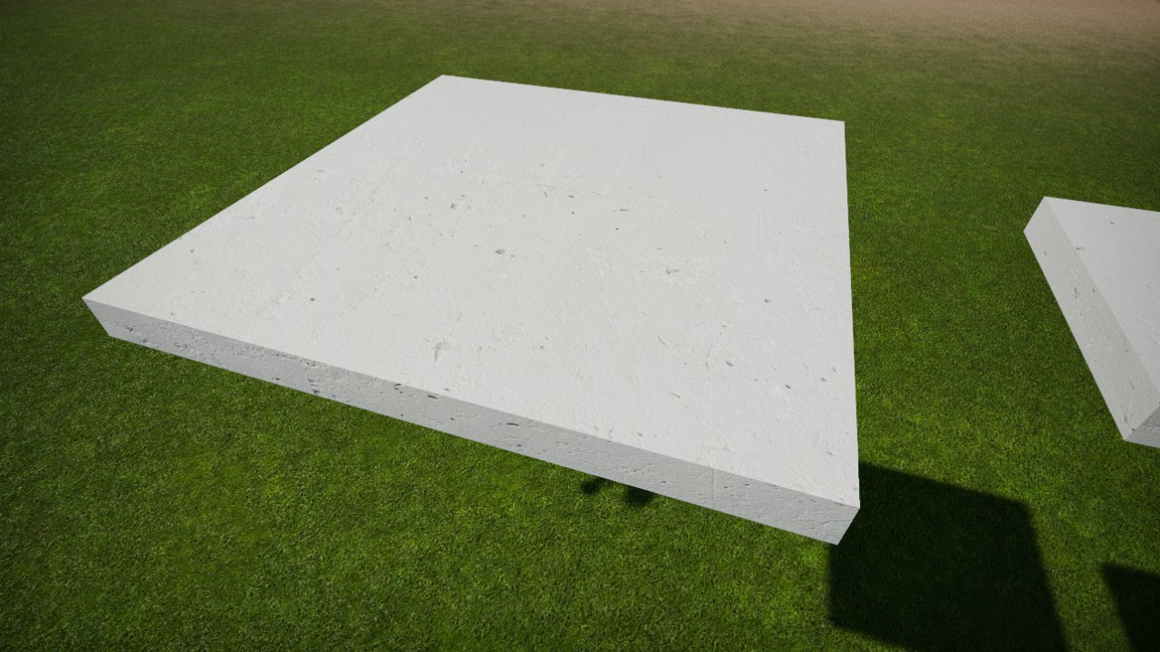 Rough Concrete Wall 2m