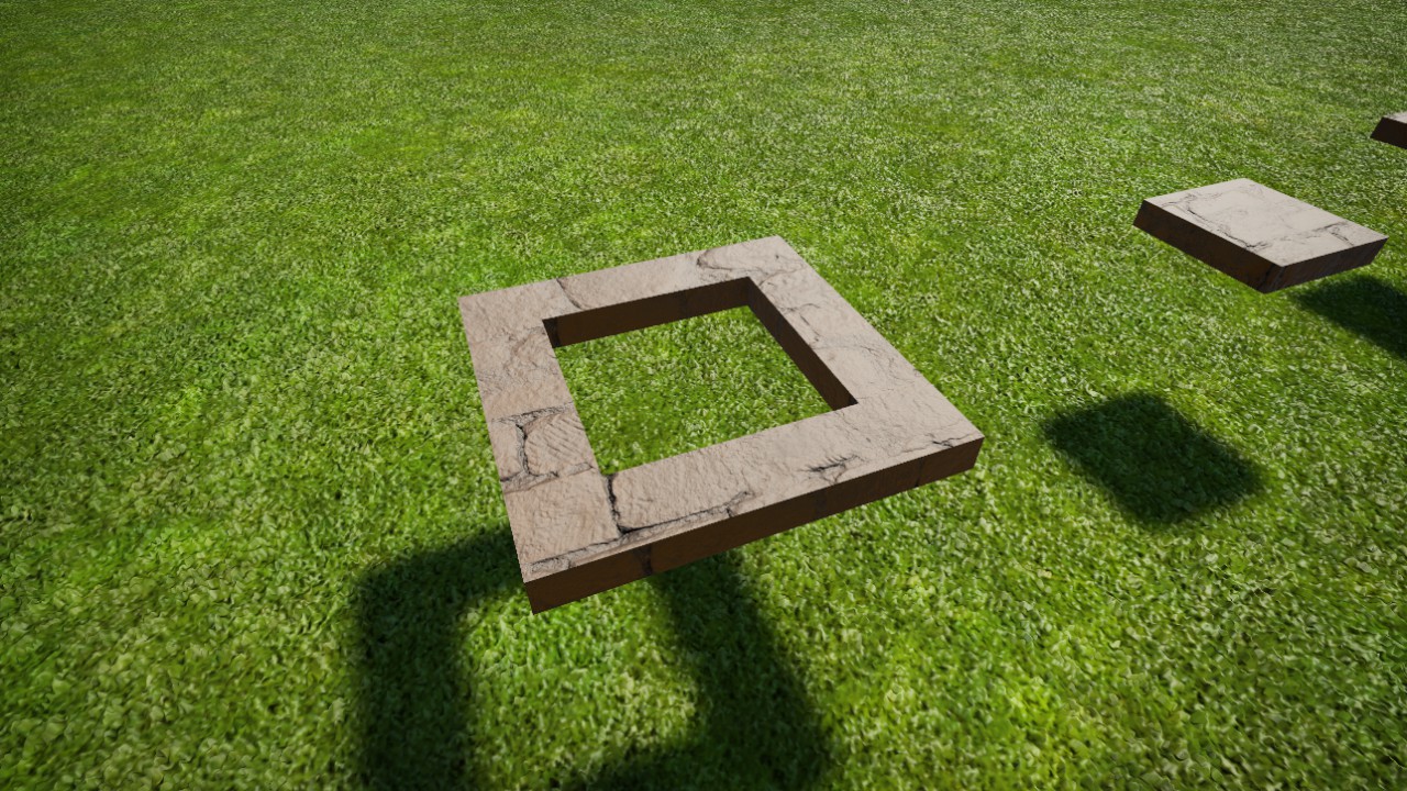 Stone Fortress Square Window Small