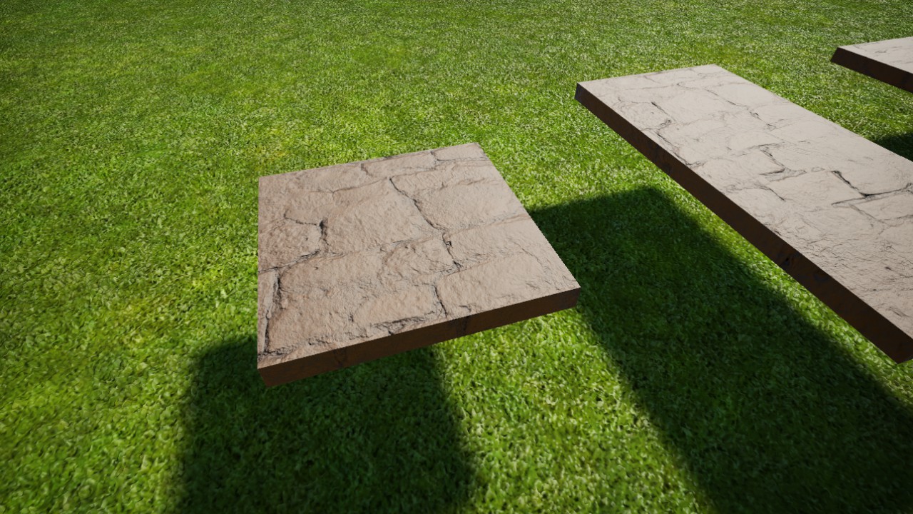 Stone Fortress Wall 1m