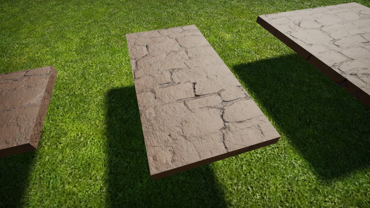 Stone Fortress Wall 1X2m