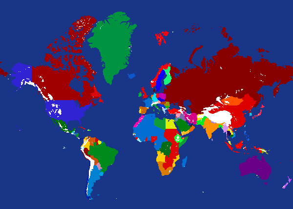 World Map 1950
